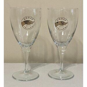 Goose Island Signature Vintage Ale Chalice Honkers Logo 12 Ounce